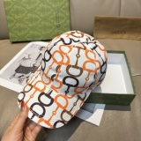 Gucci Classic Horseclip Printed Baseball Hat Casual Versatile Duck Tongue Hat