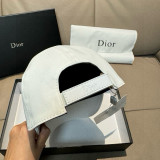 Dior New Personalized Embroidered Logo Baseball Hat Unisex Versatile Duck Tongue Hat