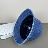 Louis Vuitton New Retro Embossed Logo Casual Versatile Fisherman's Hat