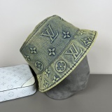 Louis Vuitton New Retro Embossed Logo Casual Versatile Fisherman's Hat
