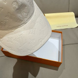 Louis Vuitton Classic Embossed Logo Baseball Hat Unisex Casual Versatile Duck Tongue Hat