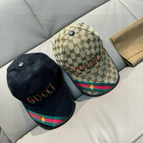Gucci New Classic Embroidered Logo Baseball Hat Unisex Casual Versatile Duck Tongue Hat