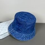 Louis Vuitton New Retro Embossed Logo Casual Versatile Fisherman's Hat