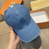 Louis Vuitton Classic Embossed Logo Baseball Hat Unisex Casual Duck Tongue Hat