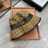 Gucci New Couple Classic Double G Simple Fisherman's Hat