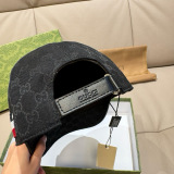 Gucci Fashion Double G Jacquard Baseball Hat Unisex Versatile Duck Tongue Hat