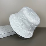 Louis Vuitton New Retro Embossed Logo Casual Versatile Fisherman's Hat