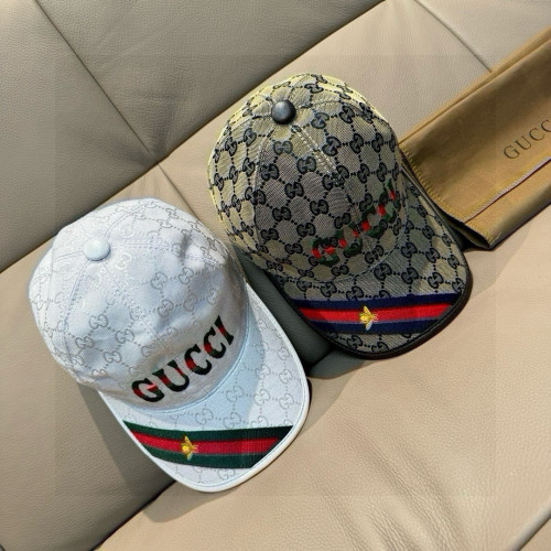 Gucci New Classic Embroidered Logo Baseball Hat Unisex Casual Versatile Duck Tongue Hat