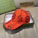 Gucci Classic Horseclip Printed Baseball Hat Casual Versatile Duck Tongue Hat