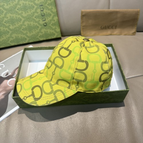 Gucci Classic Horseclip Printed Baseball Hat Casual Versatile Duck Tongue Hat