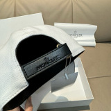 Moncler Classic Embroidered Logo Baseball Hat Unisex Casual Versatile Duck Tongue Hat
