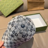 Gucci Fashion Double G Jacquard Baseball Hat Unisex Versatile Duck Tongue Hat