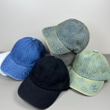 Louis Vuitton Retro Fashion Logo Embossed Baseball Hat Unisex Casual Duck Tongue Hat