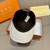 Louis Vuitton Classic Embossed Logo Baseball Hat Unisex Casual Versatile Duck Tongue Hat