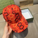 Gucci Classic Horseclip Printed Baseball Hat Casual Versatile Duck Tongue Hat