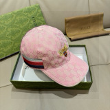 Gucci Fashion Bee Embroidered Baseball Hat Unisex Versatile Duck Tongue Hat