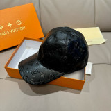 Louis Vuitton Classic Embossed Logo Baseball Hat Unisex Casual Versatile Duck Tongue Hat