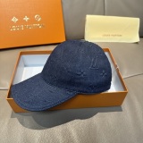 Louis Vuitton Classic Embossed Logo Baseball Hat Unisex Casual Duck Tongue Hat