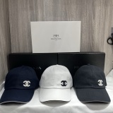 Chanel New Classic Embroidered Logo Casual Baseball Hat Fisherman's Hat
