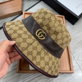 Gucci New Couple Classic Double G Simple Fisherman's Hat