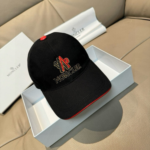 Moncler Classic Embroidered Logo Baseball Hat Unisex Casual Versatile Duck Tongue Hat