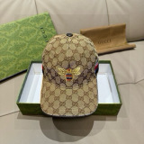 Gucci Fashion Bee Embroidered Baseball Hat Unisex Versatile Duck Tongue Hat