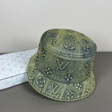 Louis Vuitton New Retro Embossed Logo Casual Versatile Fisherman's Hat