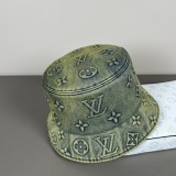 Louis Vuitton New Retro Embossed Logo Casual Versatile Fisherman's Hat