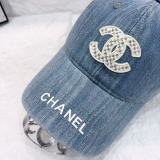Chanel New Fashion Logo Denim Baseball Hat Unisex Casual Duck Tongue Hat