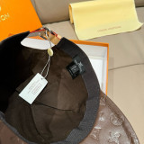 Louis Vuitton Classic Embossed Logo Baseball Hat Unisex Casual Versatile Duck Tongue Hat