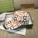 Gucci Classic Horseclip Printed Baseball Hat Casual Versatile Duck Tongue Hat