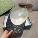 Gucci Fashion Double G Jacquard Baseball Hat Unisex Versatile Duck Tongue Hat