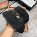Gucci New Couple Classic Double G Simple Fisherman's Hat