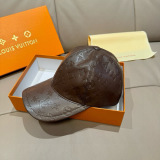 Louis Vuitton Classic Embossed Logo Baseball Hat Unisex Casual Versatile Duck Tongue Hat