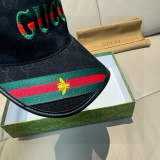 Gucci New Classic Embroidered Logo Baseball Hat Unisex Casual Versatile Duck Tongue Hat