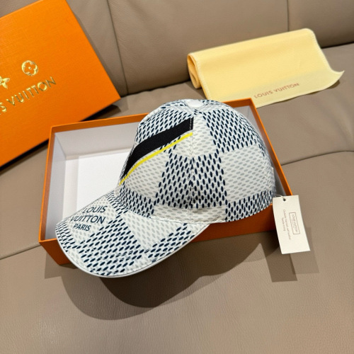 Louis Vuitton Classic Logo Baseball Hat Couple Casual Versatile Duck Tongue Hat