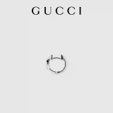 Gucci Interlining Series Wide Circular Earrings