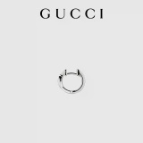 Gucci Interlining Series Wide Circular Earrings