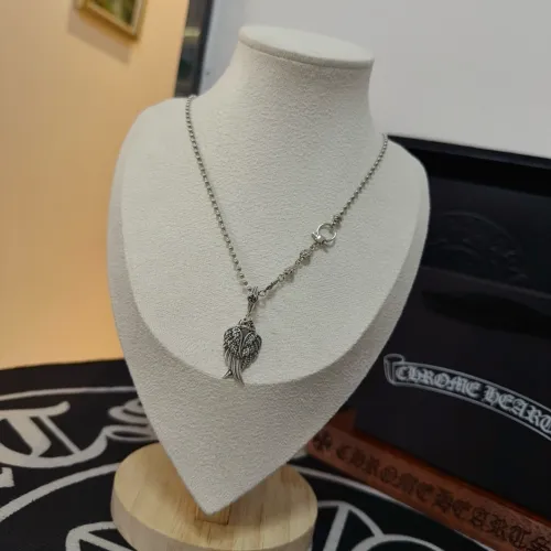 Chrome Hearts Retro Punk Angel Wing Pendant Necklace