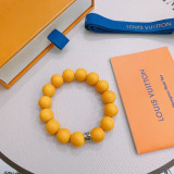 Louis Vuitton New Retro Multi Element Agate Thai Silver Style Bracelet