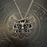 Chrome Hearts New Classic Retro Vine Cross Necklace