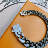 Louis Vuitton New Fashion Versatile Bracelet Cuban Chain