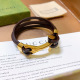 Gucci New Personalized Leather Bracelet Bracelet
