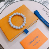 Louis Vuitton New Trendy Multi Element Agate Thai Silver Style Bracelet