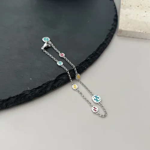 Gucci Fashion Interlocking Double G Colored Enamel Bracelet