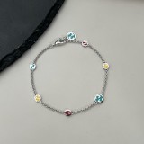 Gucci Fashion Interlocking Double G Colored Enamel Bracelet