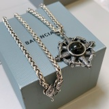Balenciaga New Classic Retro Personalized Pendant Necklace