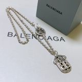 Balenciaga Classic Retro Double G Pendant Necklace