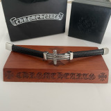 Chrome Hearts Classic Retro Cross Leather Rope Bracelet Bracelet