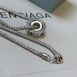 Balenciaga New Retro BB Transit Bead Pendant Necklace